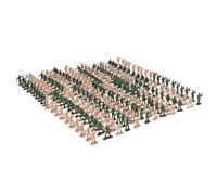 Grtheenumb soldatini|Soldatini, 200 Pezzi di Uomini dell'Esercito - 12 Pose, Mini Figure di plastica dell'Esercito, Colori Marrone e Verde