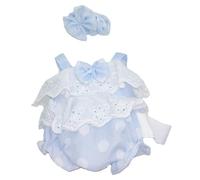 Grtheenumb Vestiti per Bambole da 12x4 Pollici 1 Set Fai -da -Te Simulazione di Vestiti Decorativi Carini Simulazione Inverno di Fissaggio Autunno Accessori per Dormire, Blu