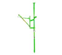 Gru a colonna for interni, tipo con braccio pieghevole, supporto separato, altezza regolabile da 2,6 a 3,2 m