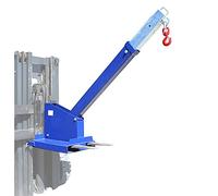Gru a forca regolabile in altezza Braccio della gru Braccio di carico per carrello elevatore | Capacità di carico: 4500 kg / 4,5t
