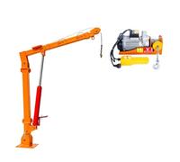 Gru a manovella elettrica da 12 V, 24 V, 220 V, versatile paranco montato su veicolo per sollevamento domestico e camion, verricello portatile resistente per attività di sollevamento facili