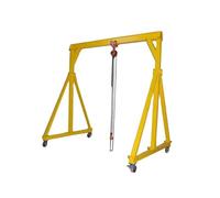 Gru a portale mobile a 4 ruote - Telaio semplice e compatto for il sollevamento di mini officine