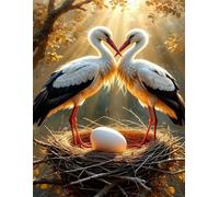 Gru della luce solare Puzzle 120 Pezzi 25x20 cm Puzzle Fai da te,Intrattenimento Creativo - Puzzle Per Adulti E Tutta La Famiglie