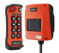 Gru di sollevamento a pulsante a 8 canali, trasmettitore di controllo remoto wireless industriale e ricevitore da 110 V, 220 V, 380 V, gru a ponte aereo, telecomando Q800
