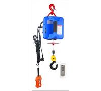 Gru e ascensori Micro paranco elettrico di sollevamento domestico da 100-500 kg per la decorazione domestica, officina produzione, gru portatile Paranco a catena(Upgrade remote,200 Kg)