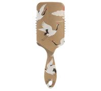 Gru giapponese a fiore rosa anti statica capelli curvi massaggio del cuoio capelluto spazzolato per la crescita dei capelli con manico ergonomico cepillo para cabello rizado