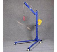 Gru Manuale, Sollevatore Pieghevole A Manovella, Regolabile In Più Posizioni, Martinetto Di Sollevamento Con Ruote, Attrezzo Di Sollevamento Per Supporto Motore Per Impieghi Gravosi Per Sollevamento