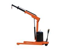 Gru Mobile Idraulica Elettrica Del Pavimento Dell'asta Girevole Telescopica Di Altezza Di Elevazione Di 4 M For La Costruzione Del Garage Dell'azienda Agricola Del Workshop Del Magazzino(1500KG)