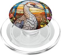 Gru Sandhill Vetro Macchiato PopSockets PopGrip per MagSafe