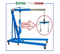 GRU SMONTABILE 1 T CON TRAVERSA SOLLEVAMENTO MOTORI SPIN 05.085.08 COMBI