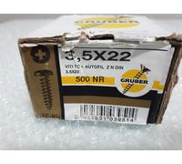 Gruber Viti TC Autofilettante 3,5×22 500Pezzi