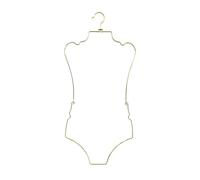 grucce appendiabiti Espositore for bikini a forma di corpo in metallo, palo di supporto pieghevole, adatto for riporre i costumi da bagno, disponibile in quattro colori plastica(Gold)