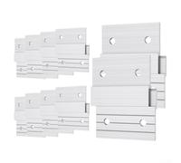 Grucce da parete a forma di Z per cornici artistiche resistenti, 10 paia, in lega di alluminio, kit hardware con forte capacità di peso, per casa, ufficio, galleria