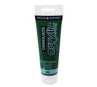 DALER ROWNEY - D123120343 - Colore acrilico fine Graduate - 120 ml - verde Hooker - Daler Rowney - 85502 - Conf. da 1 Pz. - D123120343