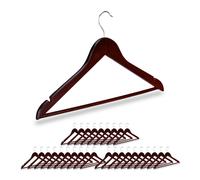 Grucce in legno Stampelle per pantaloni 5 kg 30 pz. Appendini per abiti
