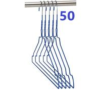 Grucce in Metallo Blu camicie pumini 50pz speciale lavanderie stirerie tintorie