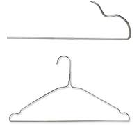 Grucce in metallo camicie giacche vestiti T-shirt salvaspazio con intagli 40 cm per Lavanderia Scatola da 200 Pezzi
