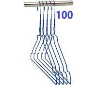 GRUCCE METALLO 40 Cm RAINBOW BLUE CAMICIE VESTITI PIUMINI LAVANDERIA SALVASPAZIO