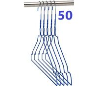 GRUCCE METALLO 40 Cm RAINBOW BLUE CAMICIE VESTITI PIUMINI LAVANDERIA SALVASPAZIO