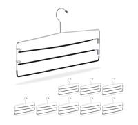 Grucce multiple per pantaloni, antiscivolo, appendini, stampelle, omini set da 9