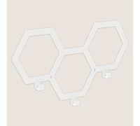 Grucce PANE 350 In Metallo, Verniciato Bianco