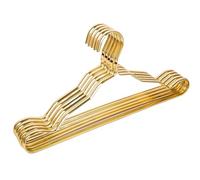 Grucce per Adulti, Grucce in Lega di Alluminio più Spesse, Grucce Senza Cuciture per La Casa, Grucce Antiscivolo per Abiti, Appendiabiti per Magliette, Armadi,Gold-20pcs