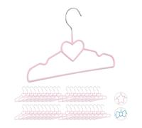 Grucce per bambini in set da 40 Appendini salvaspazio 30 cm Antiscivolo 40 pz.