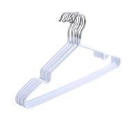 Grucce per camicie - 10 grucce per vestiti con fessure antiscivolo per le spalle | Organizzatori di stoccaggio sottili da 15,75 x 7,87 pollici per riporre asciugamani, sciarpe, gonne,