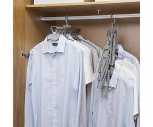 GRUCCIA MULTIPLA 8 IN 1 SALVASPAZIO E REGOLABILE PER ARMADI ORDINATI