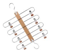 Gruccia Multipla per Gonne e Pantaloni in Legno e Metallo
