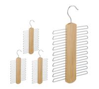 Gruccia multipla portacravatte Appendino per cravatte 5 kg Legno 4 pz.