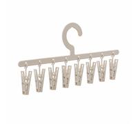 Gruccia per bucato con molte clip, per indumenti - per vestiti