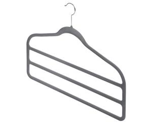 Gruccia per pantaloni Domopak Living 2 pz Grigio