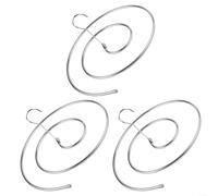 Gruccia pieghevole a spirale in acciaio inox per asciugare trapunte, lenzuola e coperte in ambienti di vita compatti (3 pezzi)