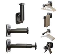 Gruccia telescopica pieghevole a ventosa, gancio da parete autoadesivo, gancio da parete, gancio per asciugamani senza foratura, porta appendiabiti multifunzione telescopico (uno)