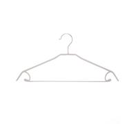 Gruccia tortora soft touch in metallo e pvc, da 44x22 cm