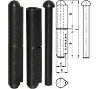 Grudke Rotolo di fascia a goccia in acciaio lucido