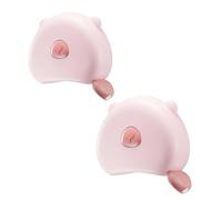 GrueGard Metro a Nastro Retrattile 150 cm per Sartoria, Doppia Scala per Cucito e Misure Corporee, Chiusura Magnetica - Metro da Sarta Flessibile per Casa Measure Tape (2, Pink, 150cm)