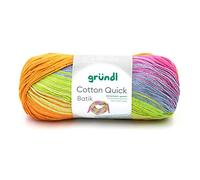 Gründl 4921-04 Cotton Quick Batik Filato - Arancione/Verde/Blu/Viola - 260 m