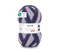 Gründl Big Mamma Print, Blu denim-nocciola-greige