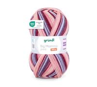 Gründl Big Mamma Print, Salmone-ciliegia-malva-azzurro chiaro