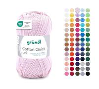 Gründl Cotton Quick - Gomitolo 100% cotone, 50 grammi/125 m, mercerizzato