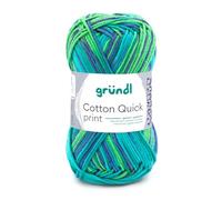 Gründl Cotton Quick Print, Verde Multicolore, ca. 225 m