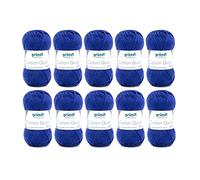 Gründl Cotton Quick Uni, Vorteilspack 10 Knäuel, Marineblau Lana, Cotone, Blu Navy, Regular, 500 unità