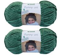 Gründl Funny - 2 gomitoli di filato morbido da 100 g, con istruzioni per un coniglietto divertente