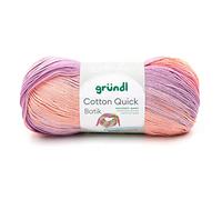 Gründl Lana Cotton Quick Batik 1 x 100g - Crema-Viola-Lilla