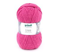 Gründl Lisa Premium Uni Filato, Acrylic, Rose, 50 g