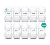 Gründl Lisa Premium Uni Filato per maglia e uncinetto (filato per maglia lavabile di facile manutenzione in 100% poliacrilico, 50 g/ 133 m, dimensione dell'ago: 3.5-4.5, 10 gomitoli á 50 g), Bianco