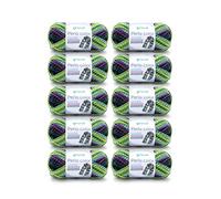 Gründl Perla Color 10 x 100 g, Maggio Verde-Blu-Viola-Verde