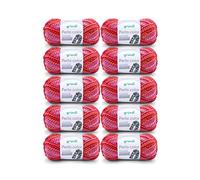 Gründl Perla Color 10 x 100 g, Rosa-Rosso-Madreperla